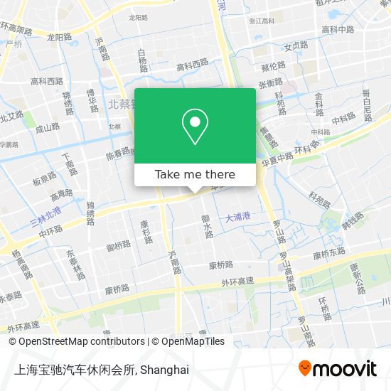 上海宝驰汽车休闲会所 map