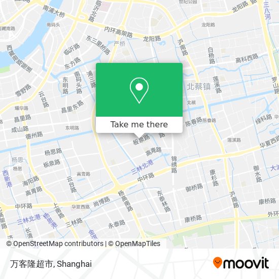 万客隆超市 map