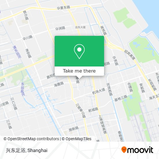 兴东足浴 map