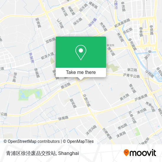 青浦区徐泾废品交投站 map