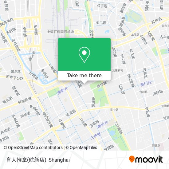 盲人推拿(航新店) map