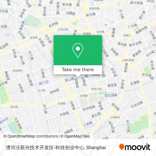 漕河泾新兴技术开发区-科技创业中心 map