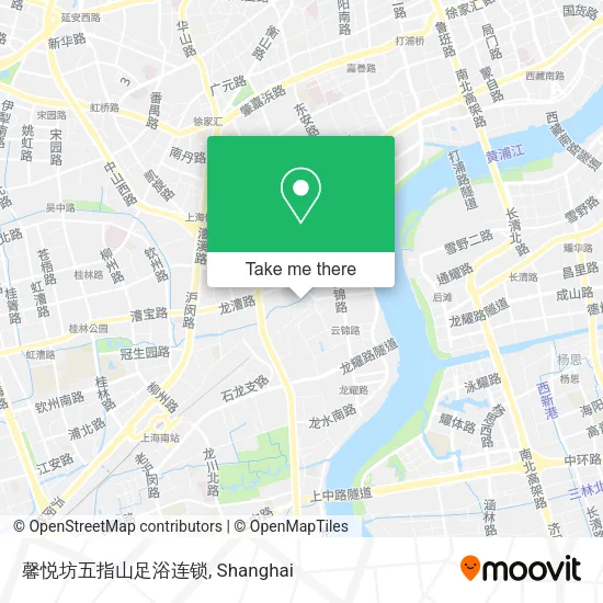 馨悦坊五指山足浴连锁 map