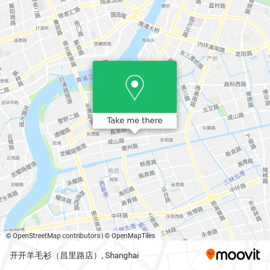 开开羊毛衫（昌里路店） map