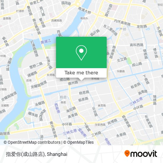指爱你(成山路店) map