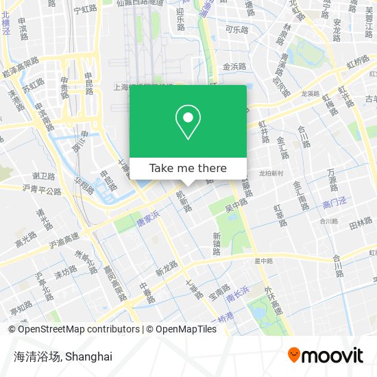 海清浴场 map