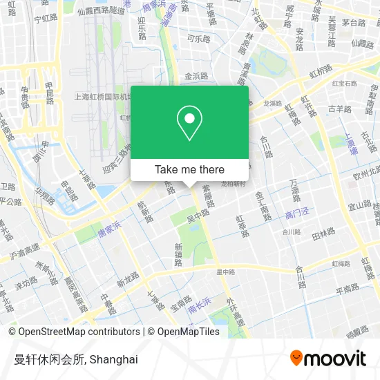 曼轩休闲会所 map