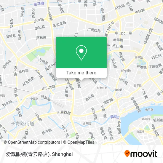爱戴眼镜(青云路店) map