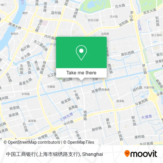 中国工商银行(上海市锦绣路支行) map