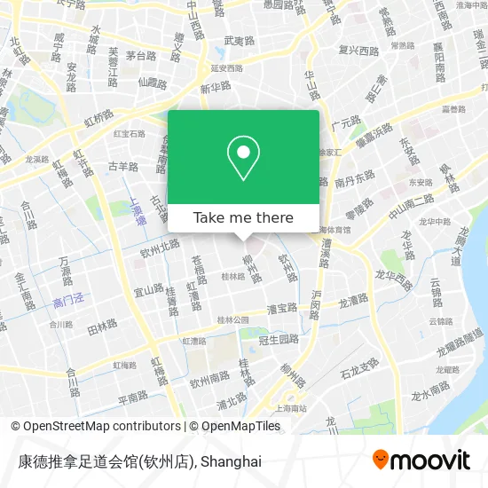 康德推拿足道会馆(钦州店) map