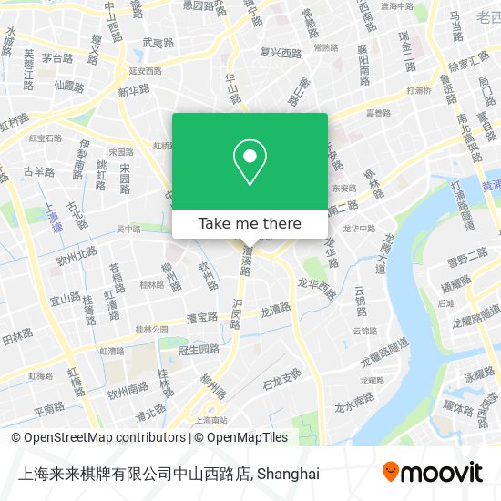 上海来来棋牌有限公司中山西路店 map