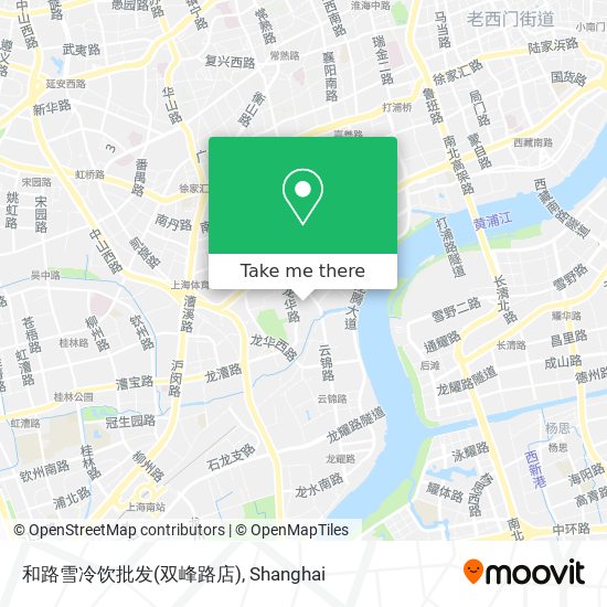 和路雪冷饮批发(双峰路店) map