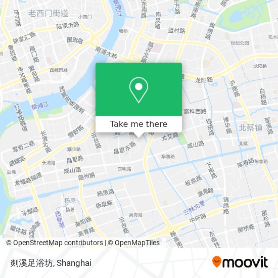 剡溪足浴坊 map