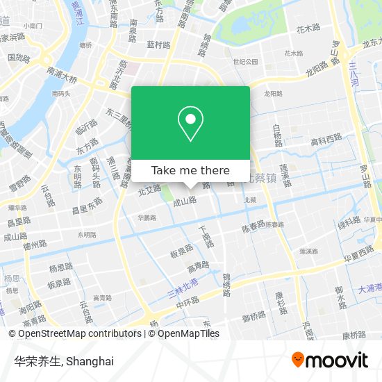 华荣养生 map