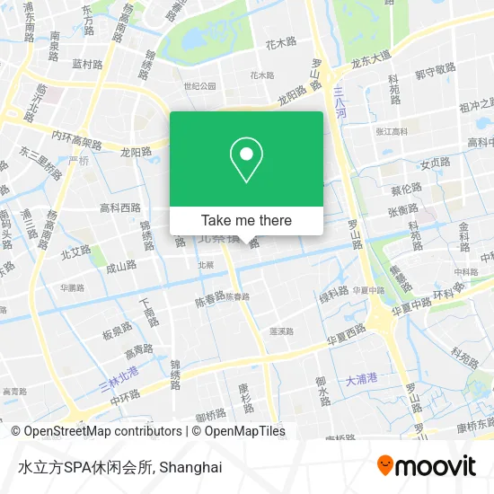 水立方SPA休闲会所 map