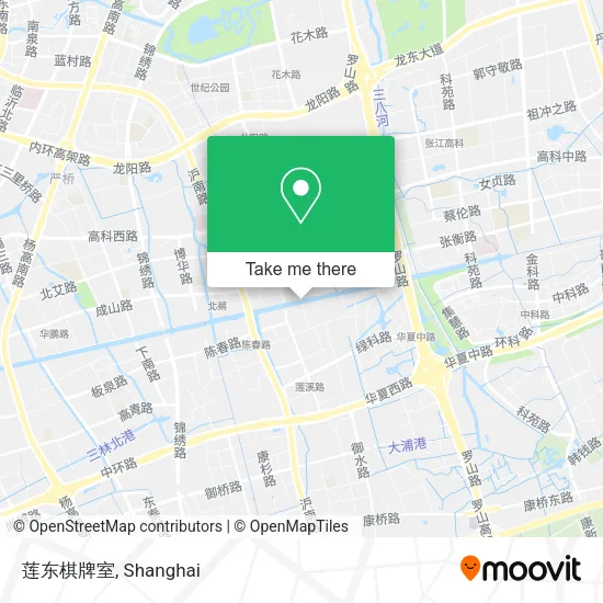 莲东棋牌室 map