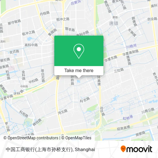 中国工商银行(上海市孙桥支行) map
