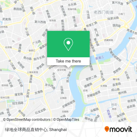 绿地全球商品直销中心 map