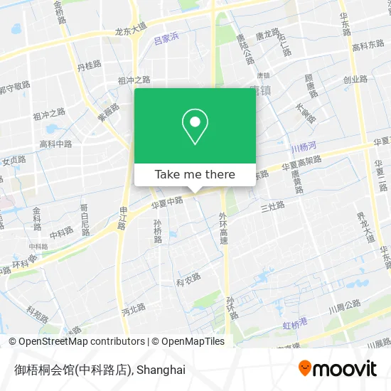 御梧桐会馆(中科路店) map
