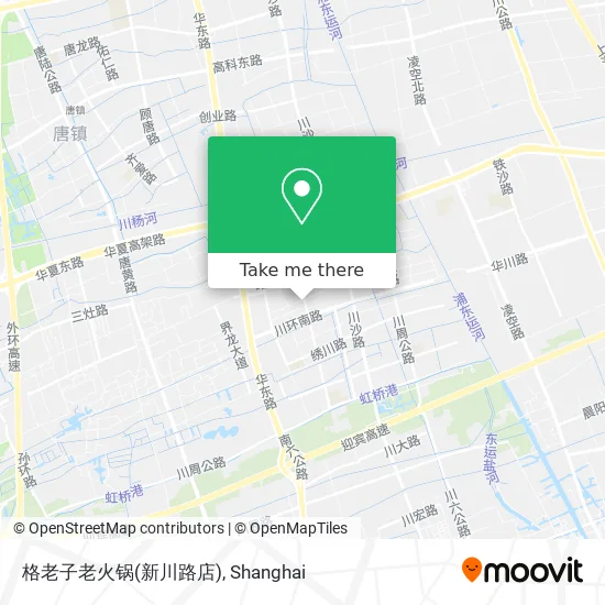格老子老火锅(新川路店) map