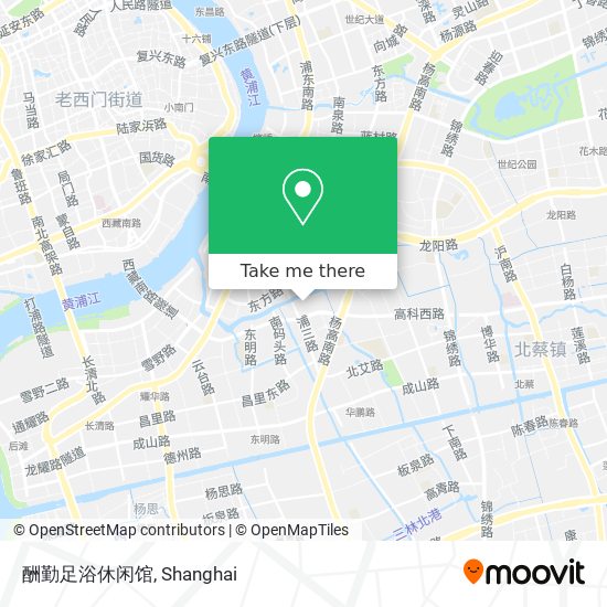 酬勤足浴休闲馆 map