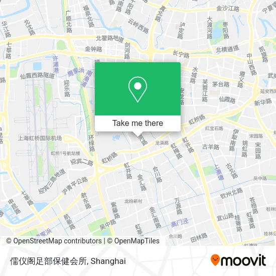 儒仪阁足部保健会所 map