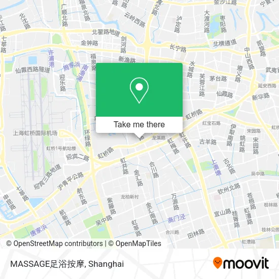 MASSAGE足浴按摩 map