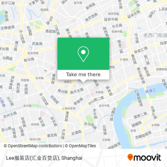 Lee服装店(汇金百货店) map