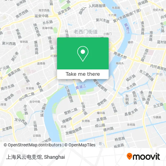 上海风云电竞馆 map