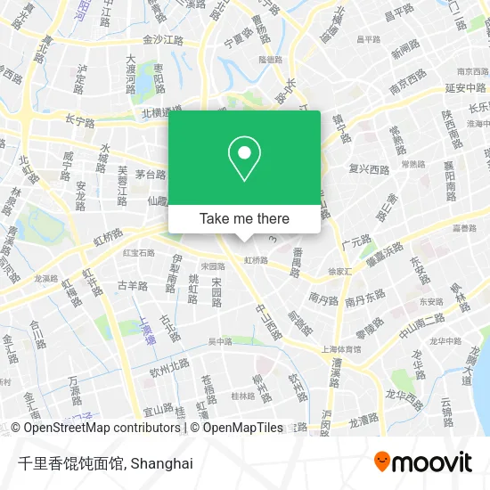 千里香馄饨面馆 map