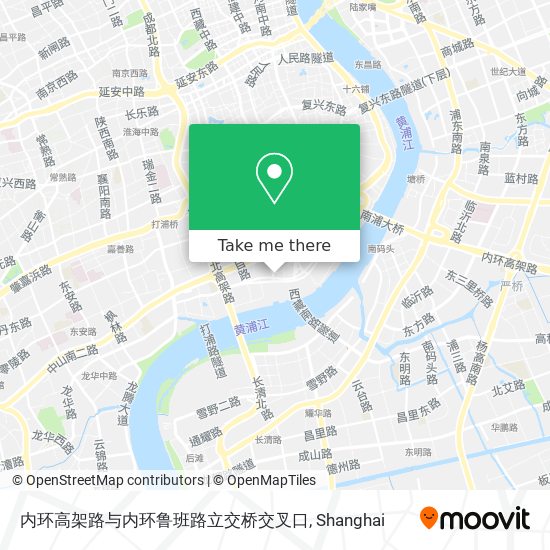 内环高架路与内环鲁班路立交桥交叉口 map
