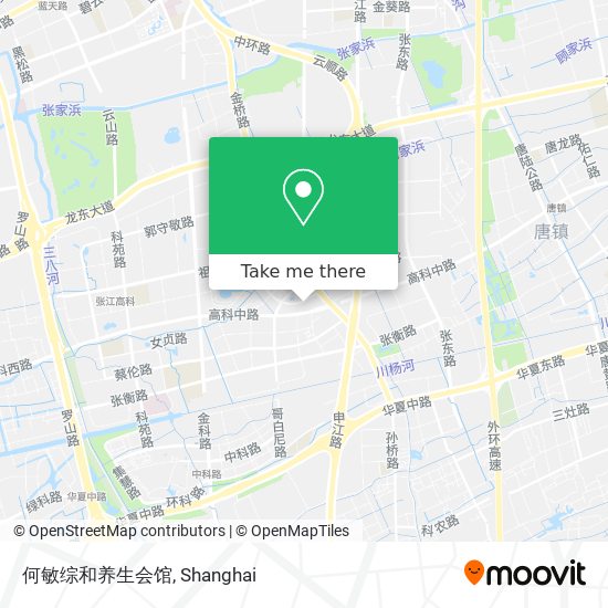 何敏综和养生会馆 map