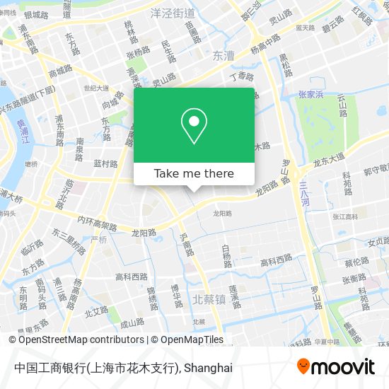 中国工商银行(上海市花木支行) map