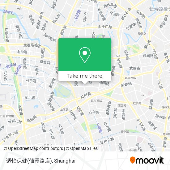 适怡保健(仙霞路店) map