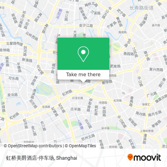虹桥美爵酒店-停车场 map