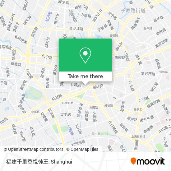 福建千里香馄饨王 map