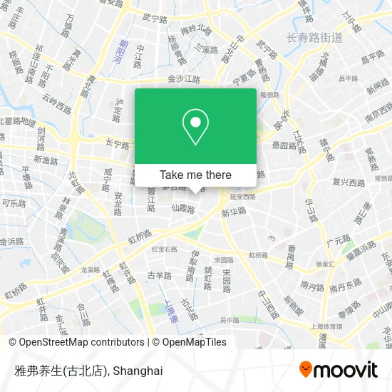 雅弗养生(古北店) map