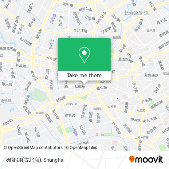 姗娜娜(古北店) map