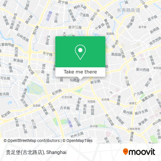 贵足堡(古北路店) map