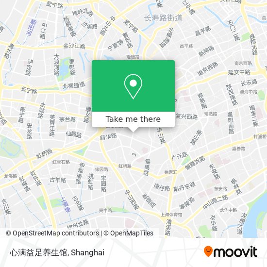 心满益足养生馆 map