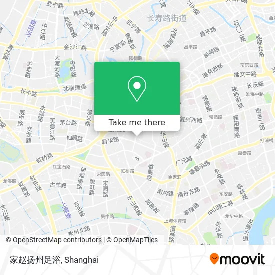 家赵扬州足浴 map