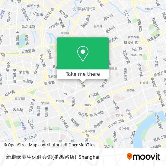 新殿缘养生保健会馆(番禺路店) map