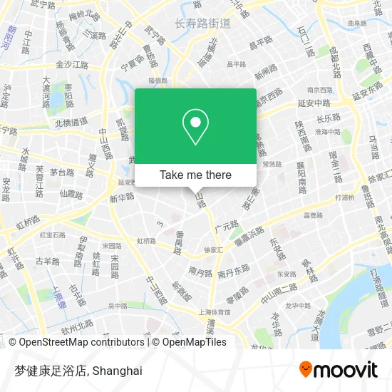 梦健康足浴店 map
