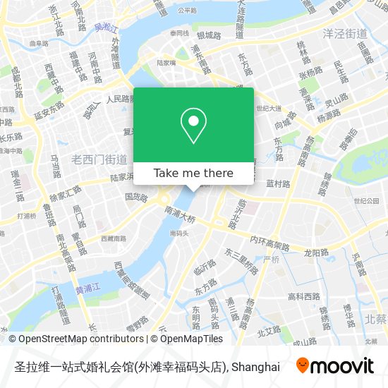 圣拉维一站式婚礼会馆(外滩幸福码头店) map