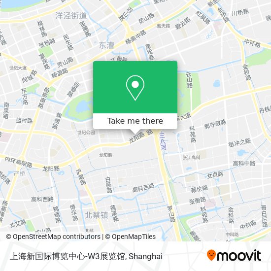 上海新国际博览中心-W3展览馆 map