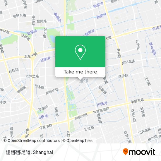 姗娜娜足道 map