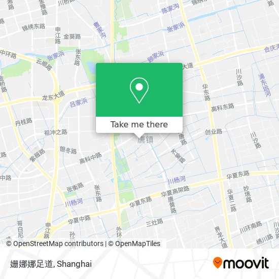 姗娜娜足道 map