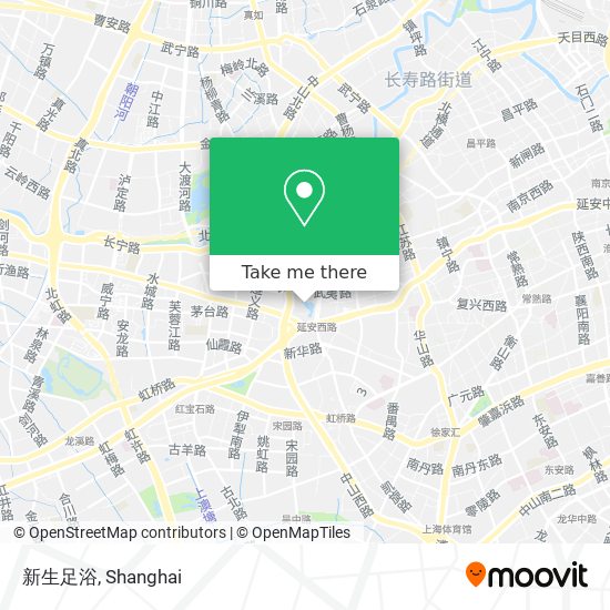 新生足浴 map