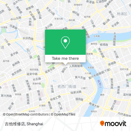 吉他维修店 map