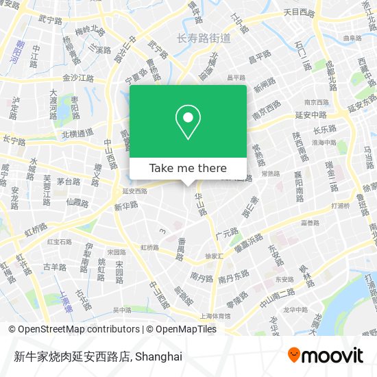 新牛家烧肉延安西路店 map